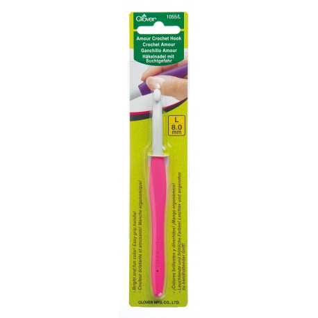 Clover Amour 8.00 mm/US L or 11 Crochet Hook 